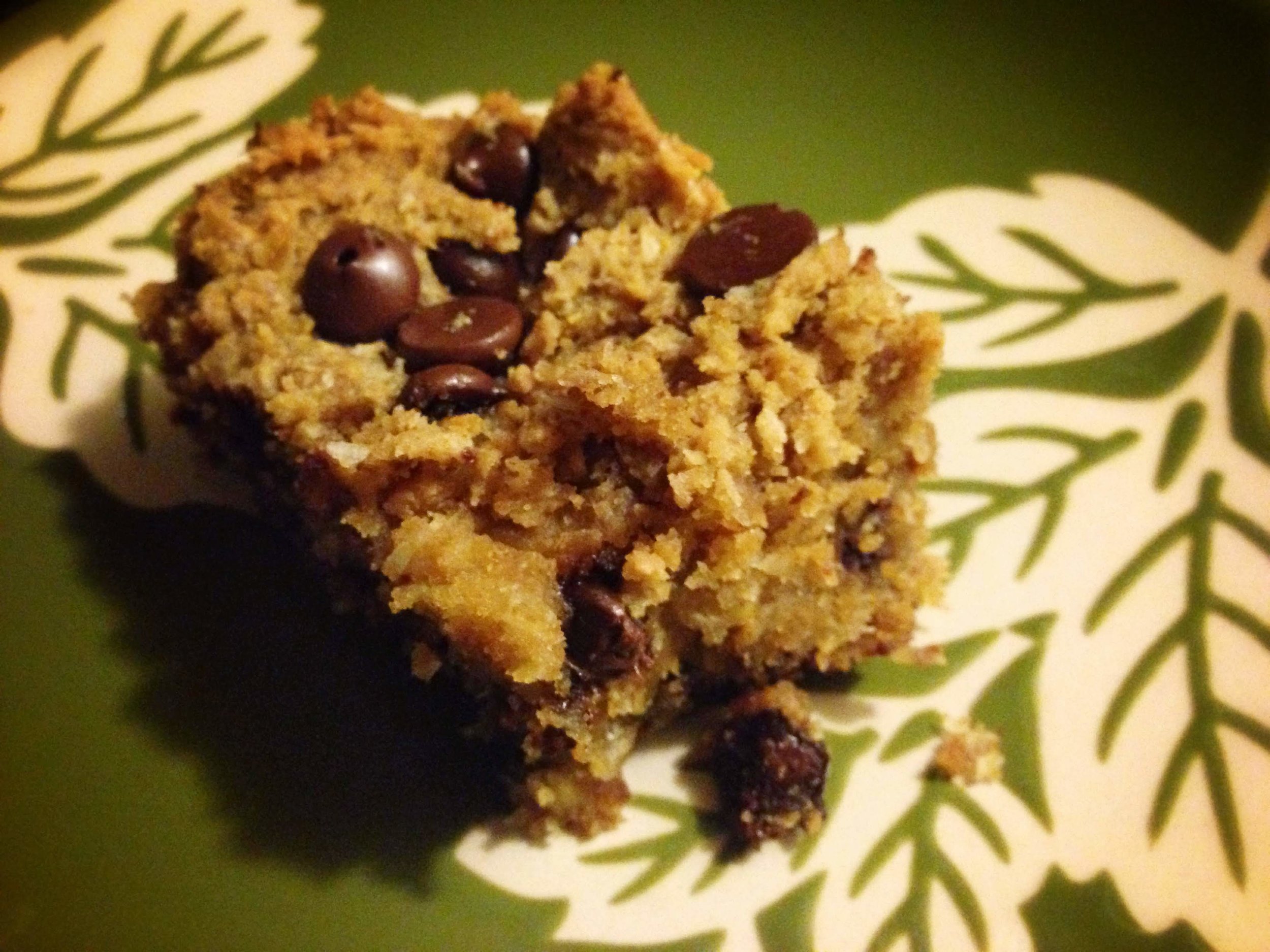 HEALTHY COOKIE BARS- Shot with iPhone 5 on July 7, 2014.