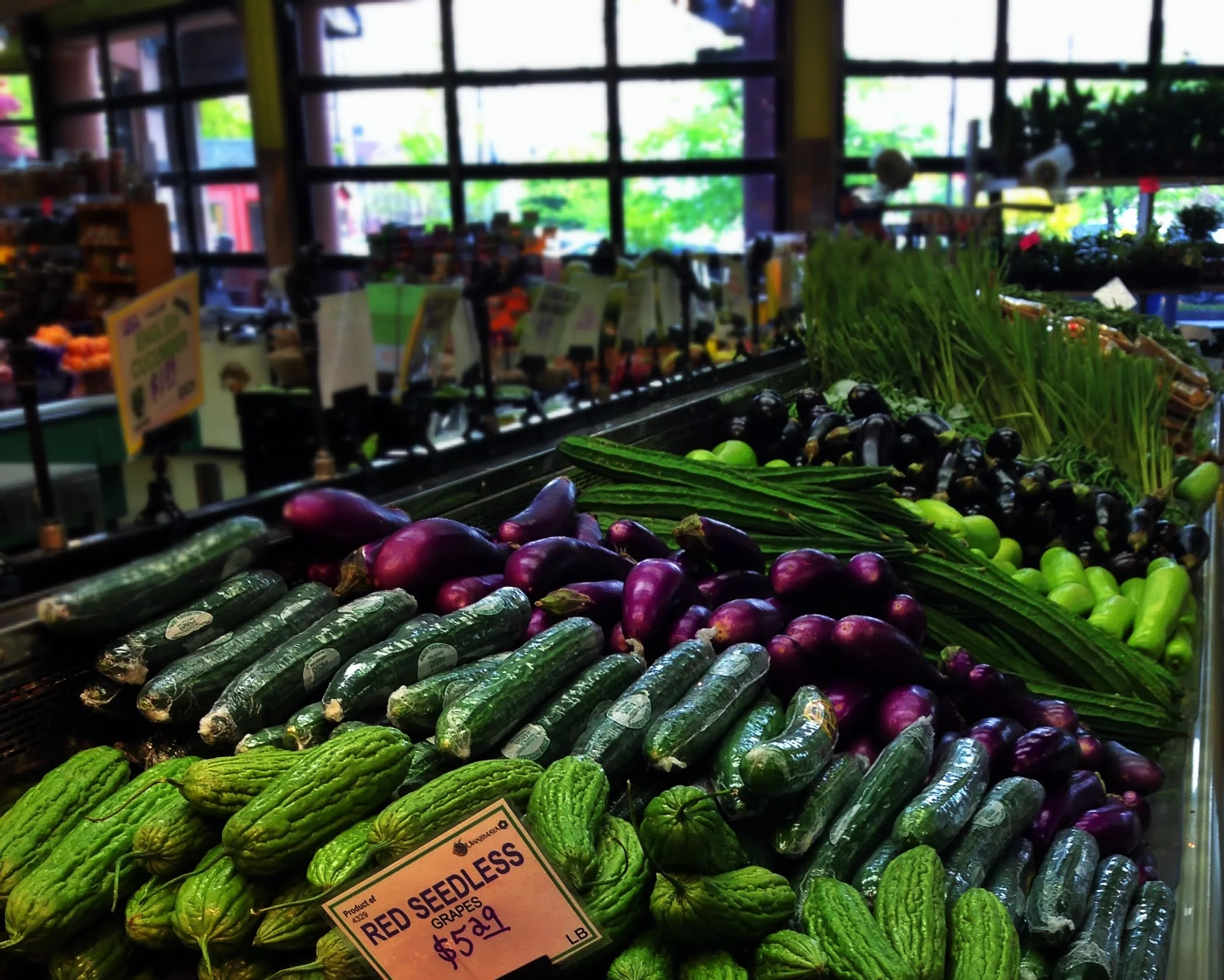 UWAJIMAYA PRODUCE- Chinatown, Seattle, Washington. Shot with iPhone 5 on May 8, 2014.