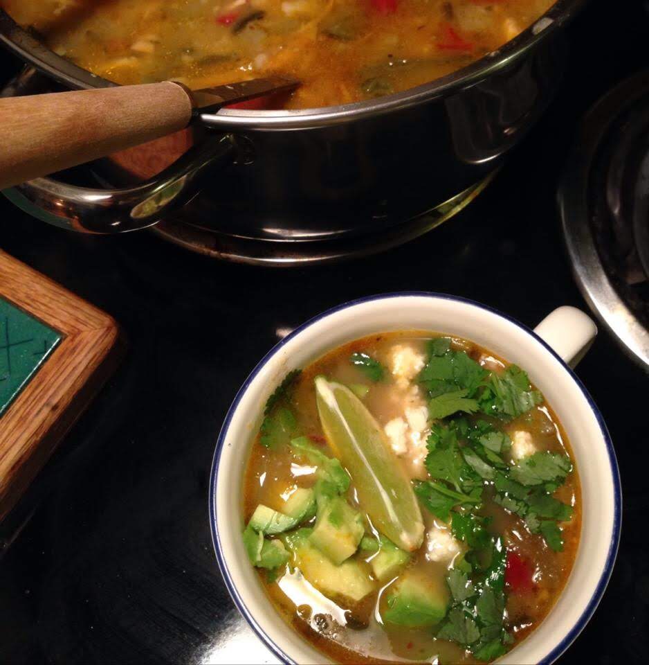 TORTILLA SOUP- Shot with iPhone 5 on July 7, 2014.