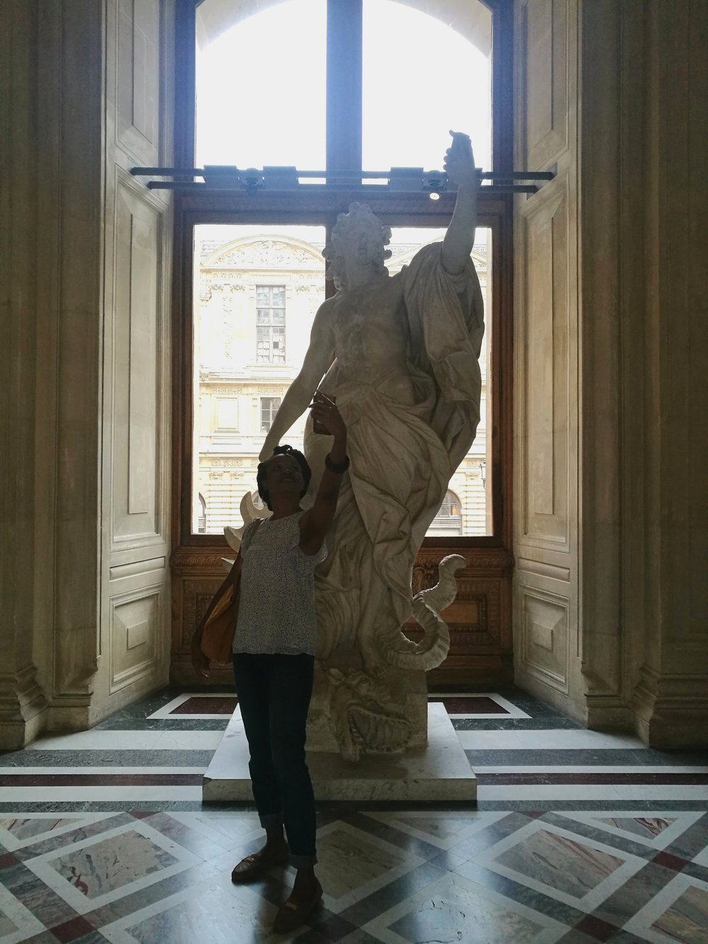  At the Louvre, Paris. Summer 2018. 