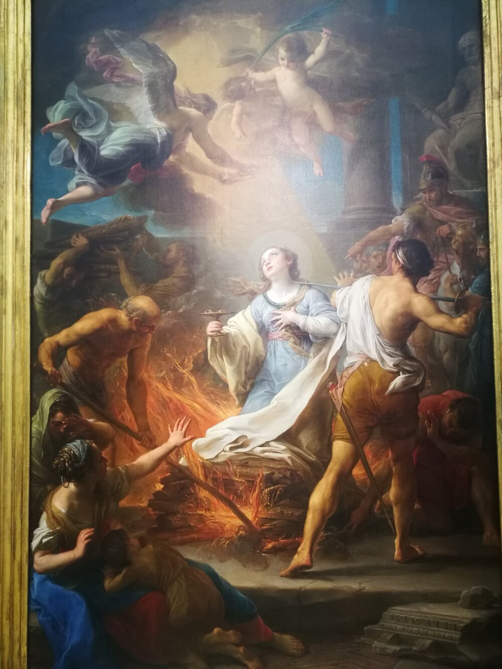 Batoni's Martyrdom of Saint Lucia