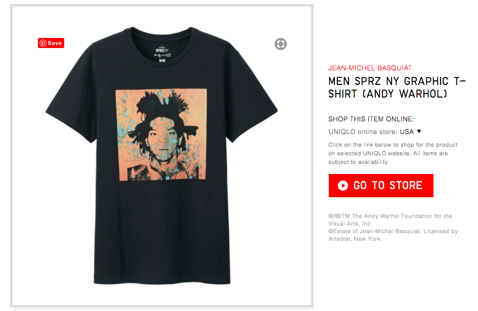 Basquiat Commercialized.