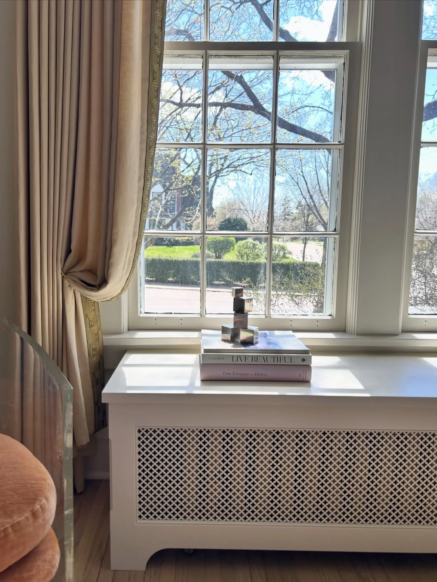 Signs of spring outside! 🌱 #chezhuntley #mninteriordesigner #windowview