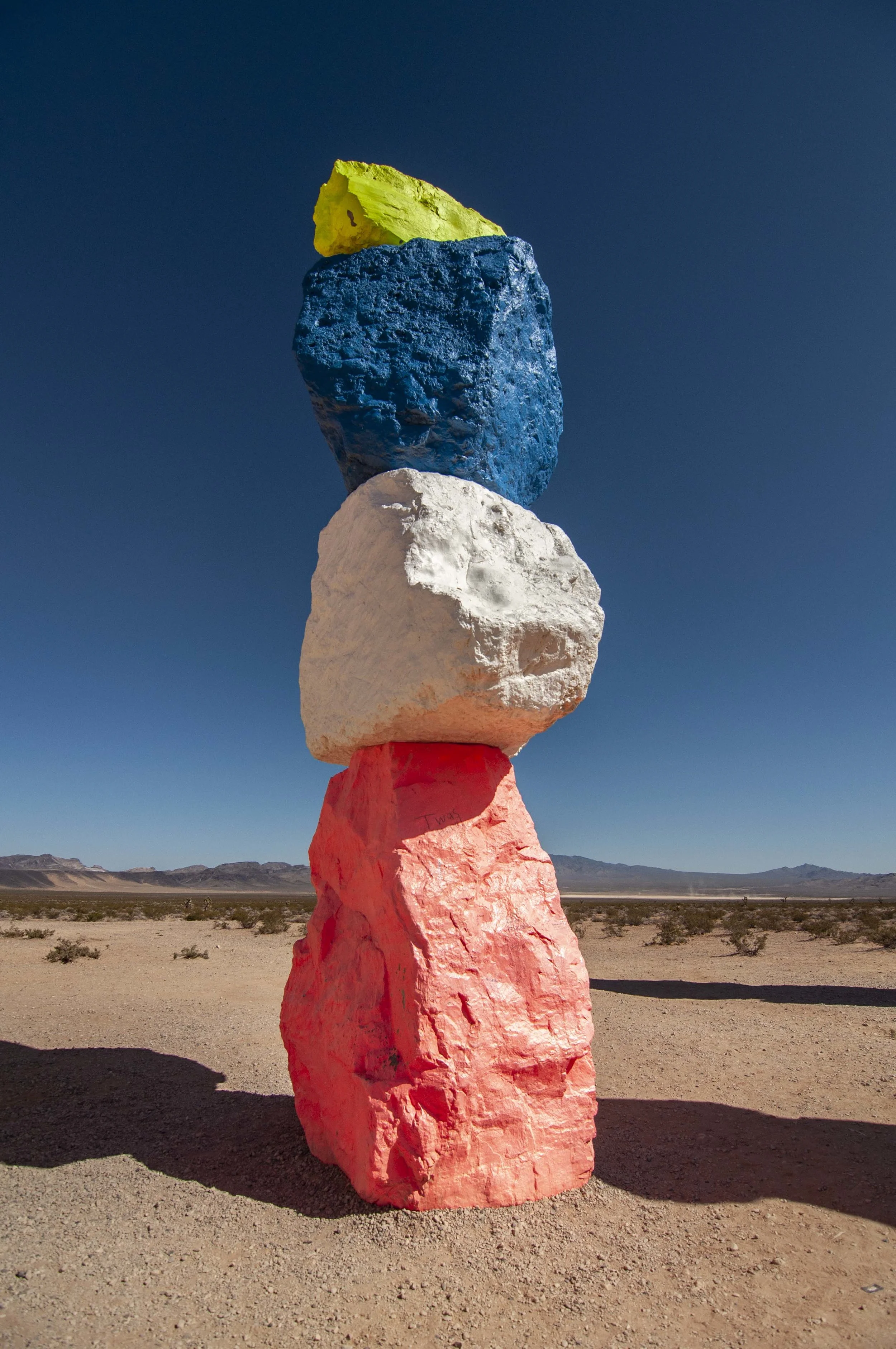 7 Magic Mountains art installation, Las Vegas, Nevada