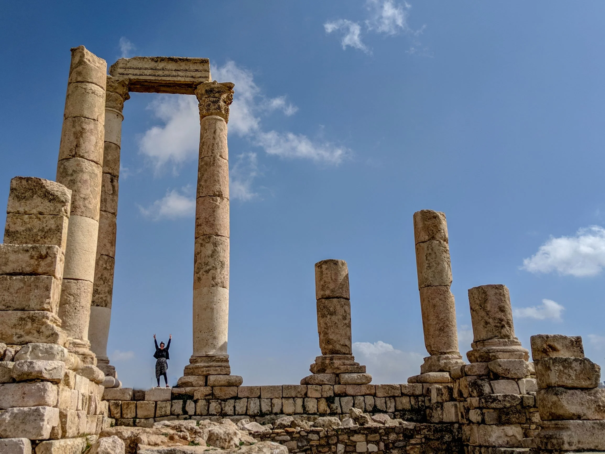 The Citadel of Amman, Jordan.