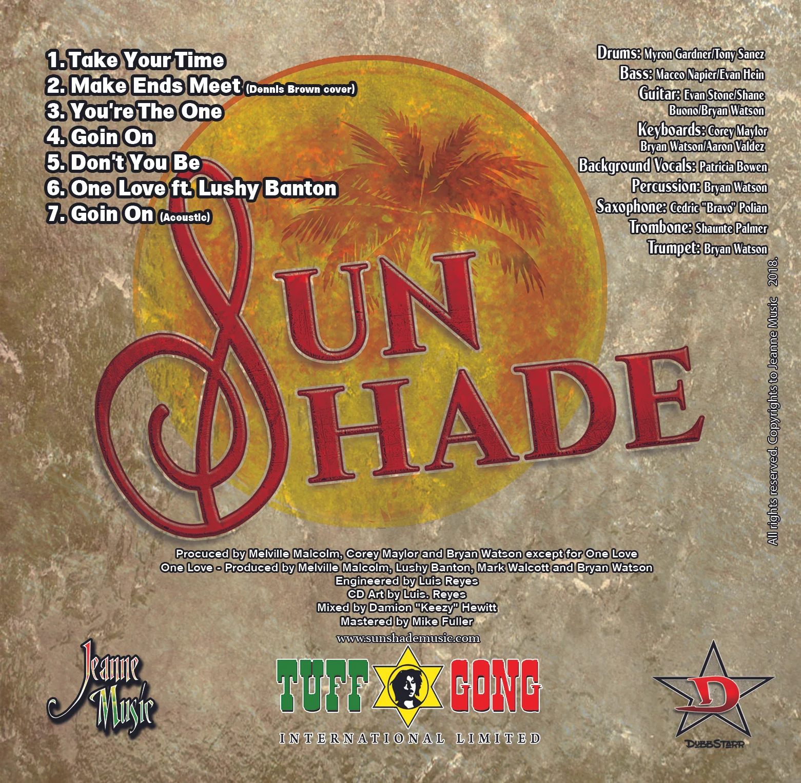 BREAKING NEWS, Featured, NEW RELEASES » REGGAE ARTIST SUN SHADE, RELEASES HIS DEBUT EP “DON’T YOU BE” VIA TUFF GONG INTERNATIONAL!