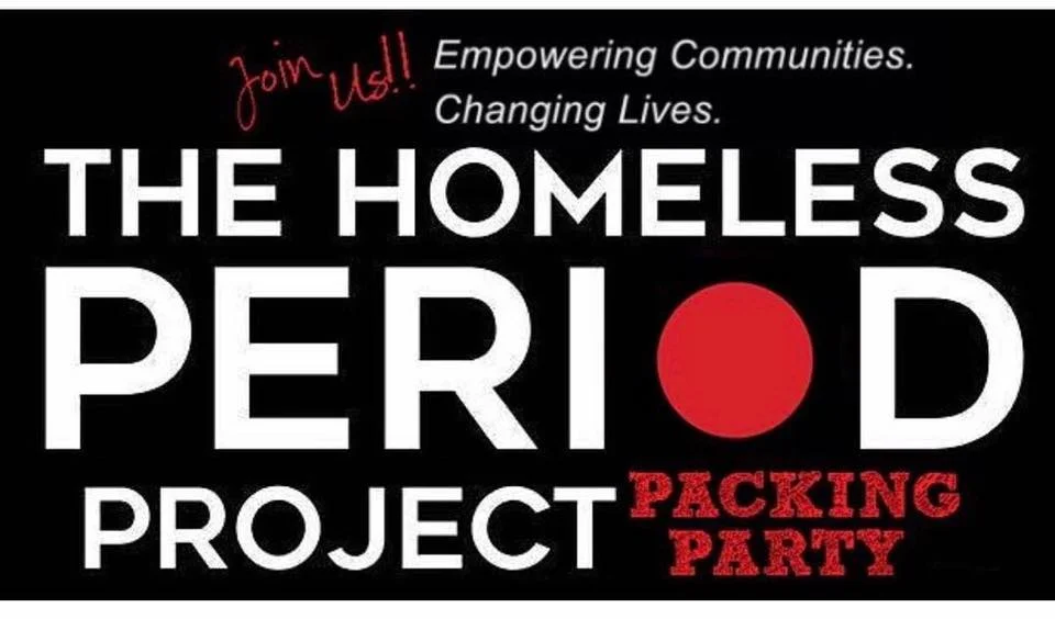 The Homeless Period Project Packing Party