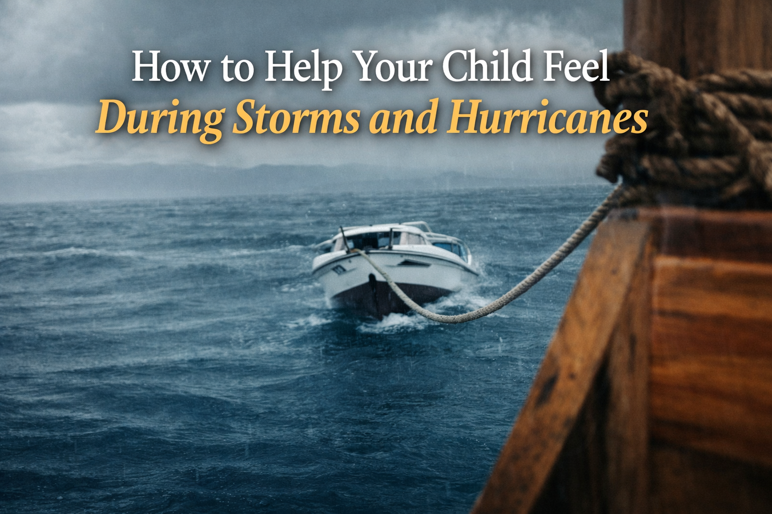 How to Help Your Child Feel Safe During Storms and Hurricanes