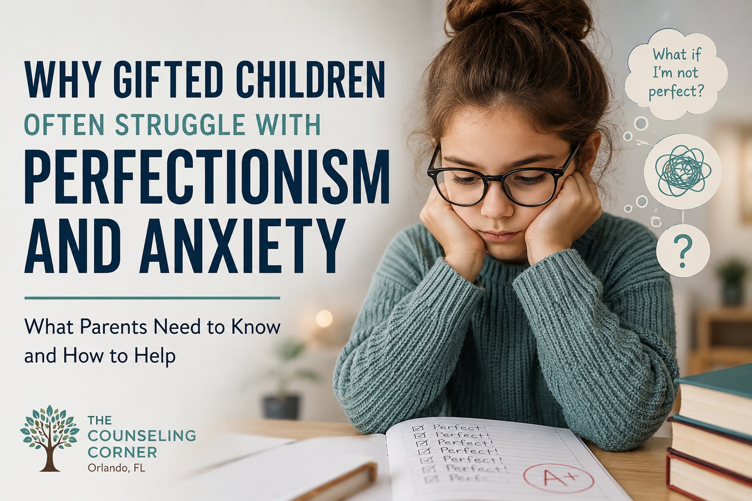 Why Gifted Children Often Struggle With Perfectionism and Anxiety