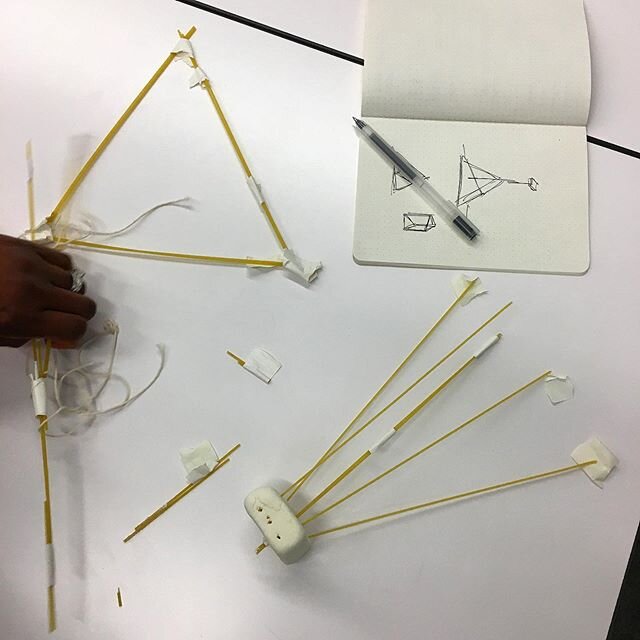 You know you&rsquo;re a facilitator when spaghetti and marshmallows no longer register as food items. What are folks using as this exercise becomes saturated with groups?
.
.
.
.
#marshmallowchallenge #assumptioncheck #facilitation #designchallenge #