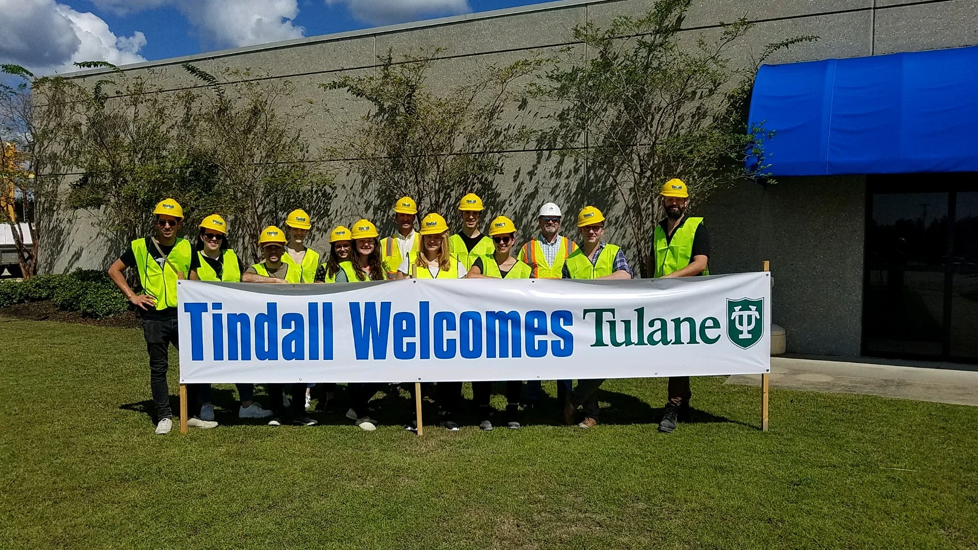 Tulane Precast Studio Students Visiting Tindall’s Moss Point Plant for a Tour