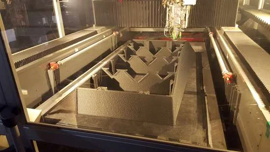 3-D printing of precast in action. Photo via AES.