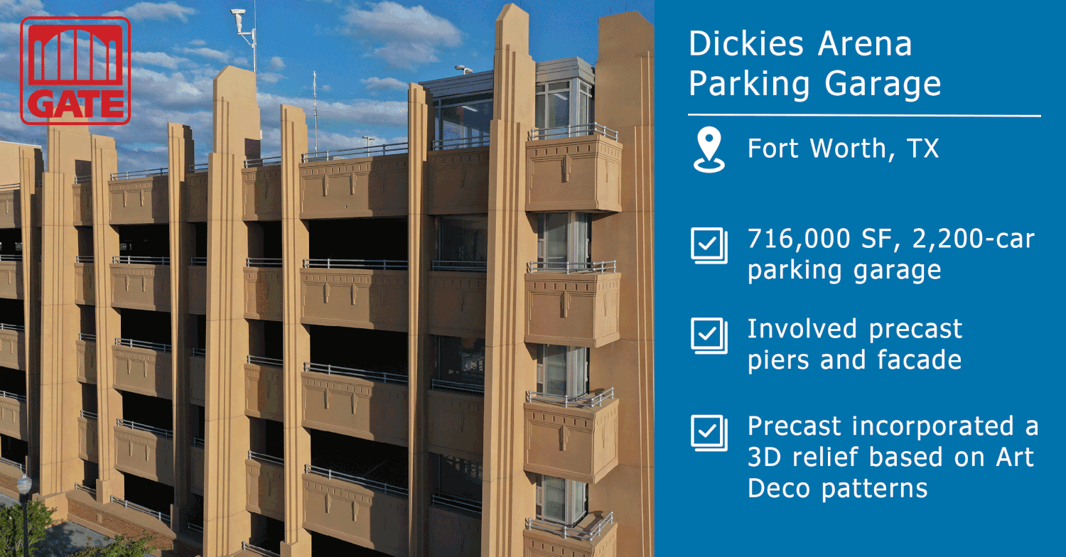 Dickies Arena Parking Garage ??? PCI GULF SOUTH