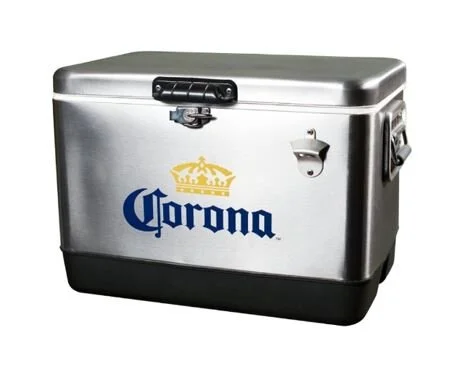 The Corona metal cooler