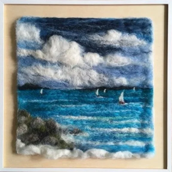  Wool Felt "Painting"