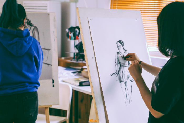  Costumed Model Figure Drawing