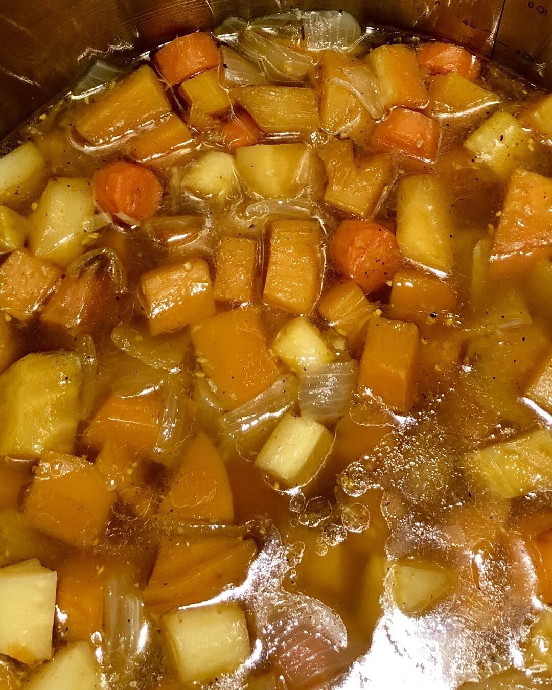 Root Vegetable Soup. I am so looking forward to dinner. I haven&rsquo;t made this in a long time.