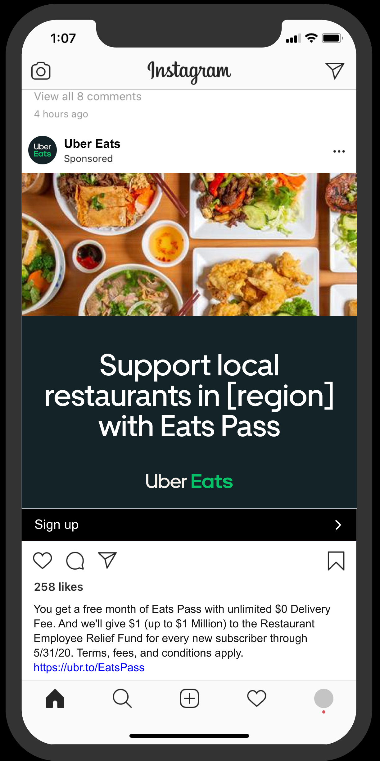 Uber Eats: full-funnel, social u2014 Jeffrey R Loibl
