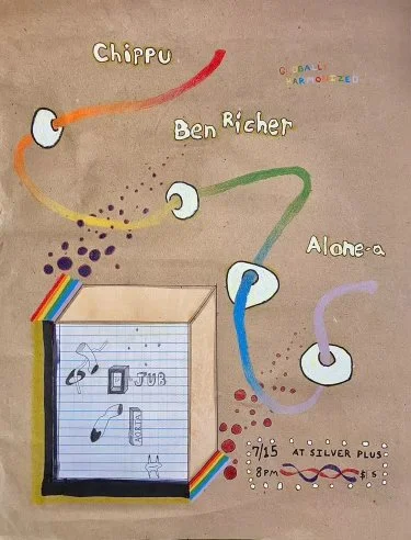 Chippu, Ben Richer, and alone-a at Silver Plus