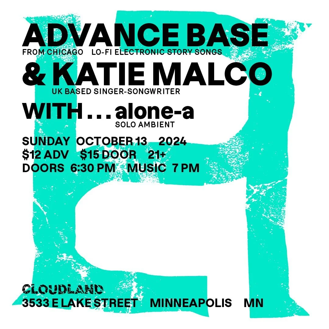 Advance Base and Katie Malco with alone-a