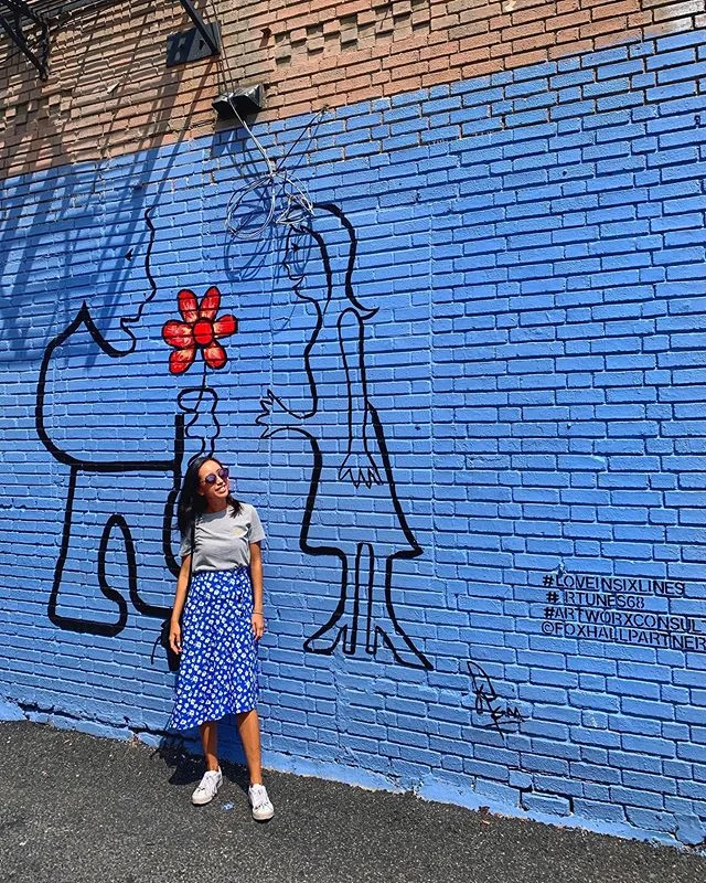 One of my favorite parts about walking around when you&rsquo;re traveling is seeing local street art and murals. Even though it can be tiring to be on your feet all day, I highly recommend walking because you never know what you&rsquo;ll find and you