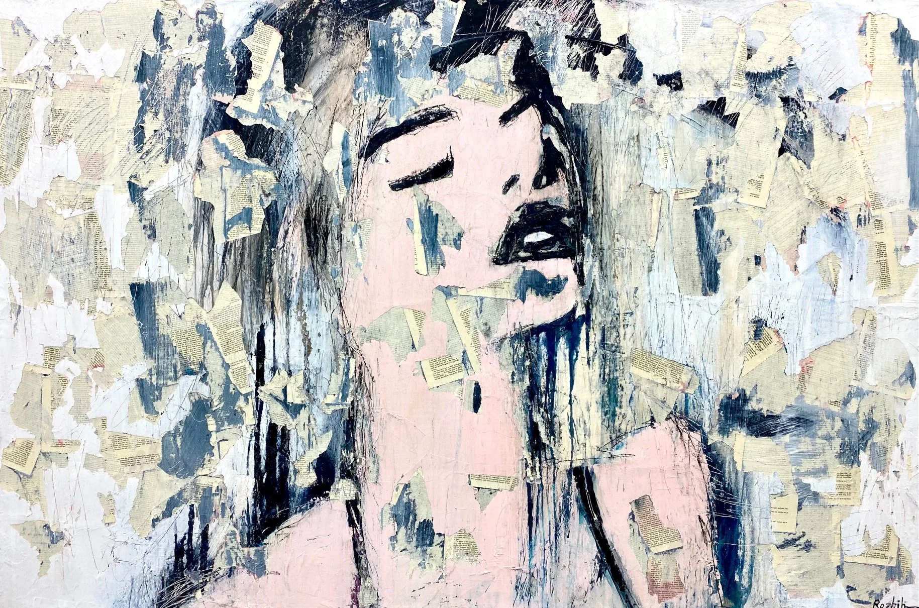  Mixed Media, 48” x 72” x 1 1/2” in. 