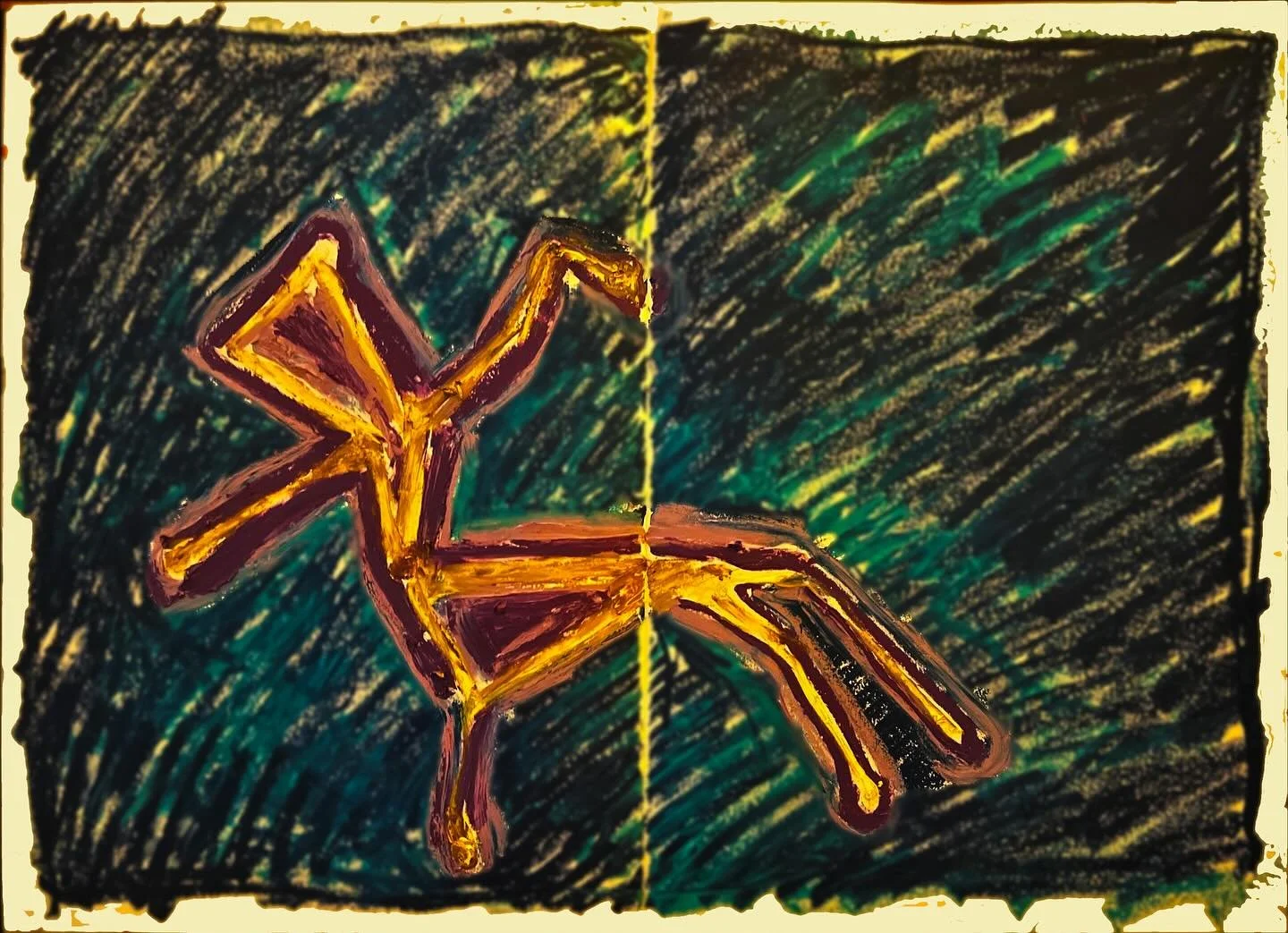 Background piece to &lsquo;Aurora Sky&rsquo;: the constellation of Centaurus. This is the first layer of a larger artwork which will conclude my artwork series in companion to a recently finished script. The opening reads:

&ldquo;In a vivid blue bla