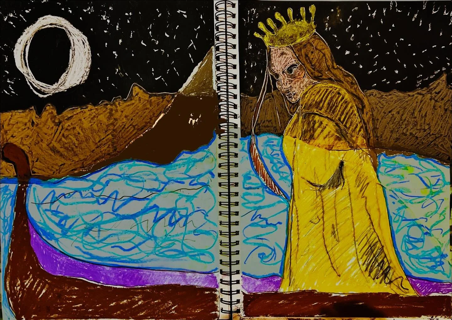 The myth of Albany, illustrated. The foundation story with which Britain was established. 👑
-
-
#art #myth #mythology #rds #albany #uk #britain #ancient #collage #mixedmedia #graphite #pencil #drawing #colouredpencil