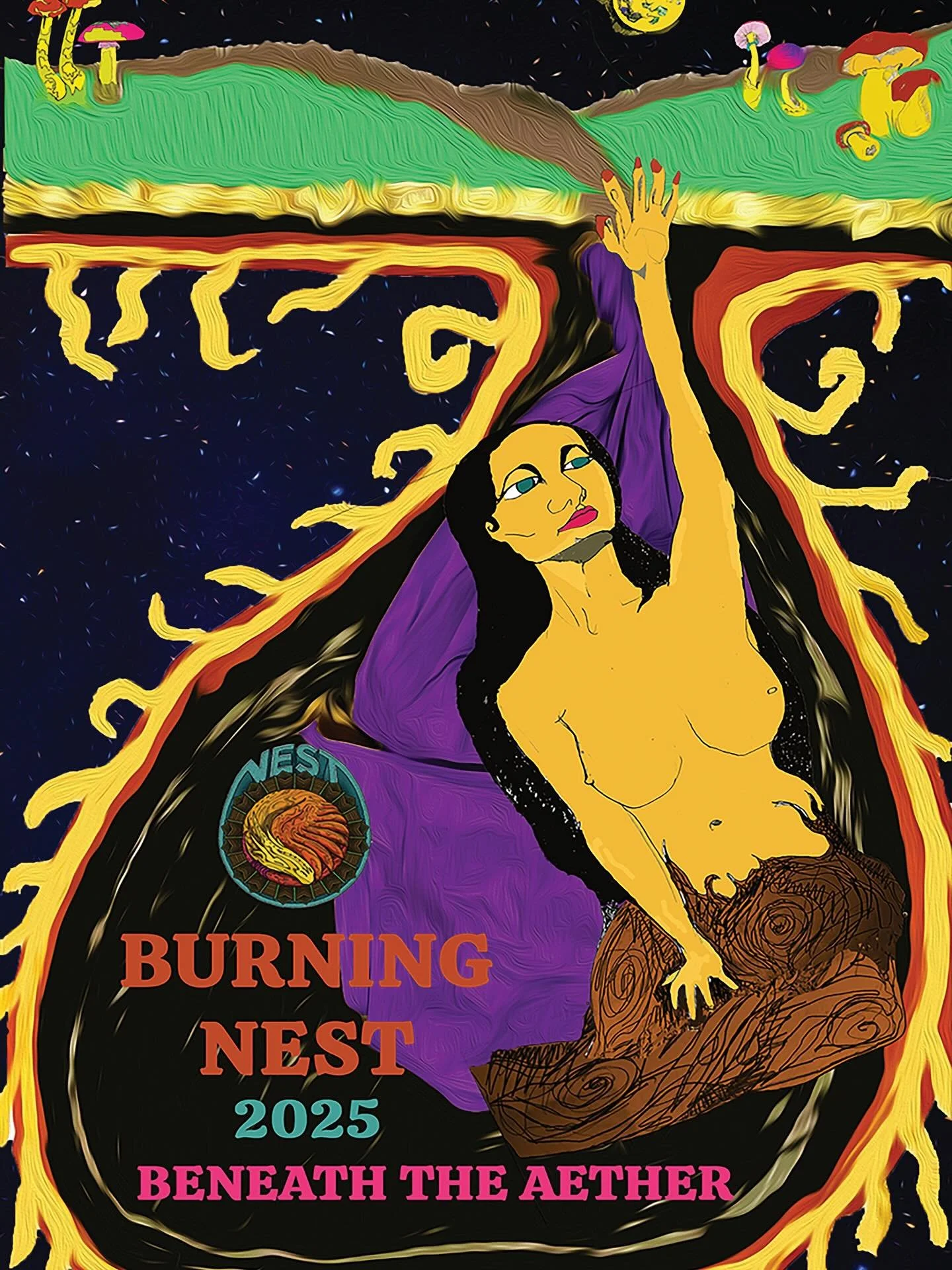 Burning Nest 2025. It was magnificent! I designed the poster and programmes for this year&rsquo;s event. I thoroughly enjoyed walking/&ldquo;sauntering&rdquo; around in my costumes, the human emotional touch of seeing the smiles on people&rsquo;s fac