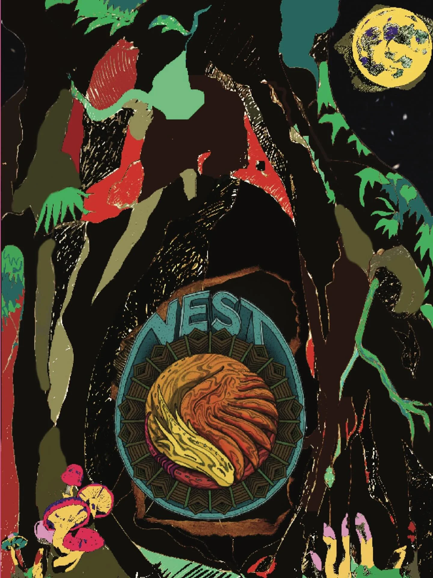 Burning Nest, continued: The &lsquo;What? Where? When?&rsquo; Guide. Designing this was more challenging than I anticipated, however it was enthralling to see so many burners enjoy it for the illustrations. With &lsquo;Beneath The Aether&rsquo; as a 