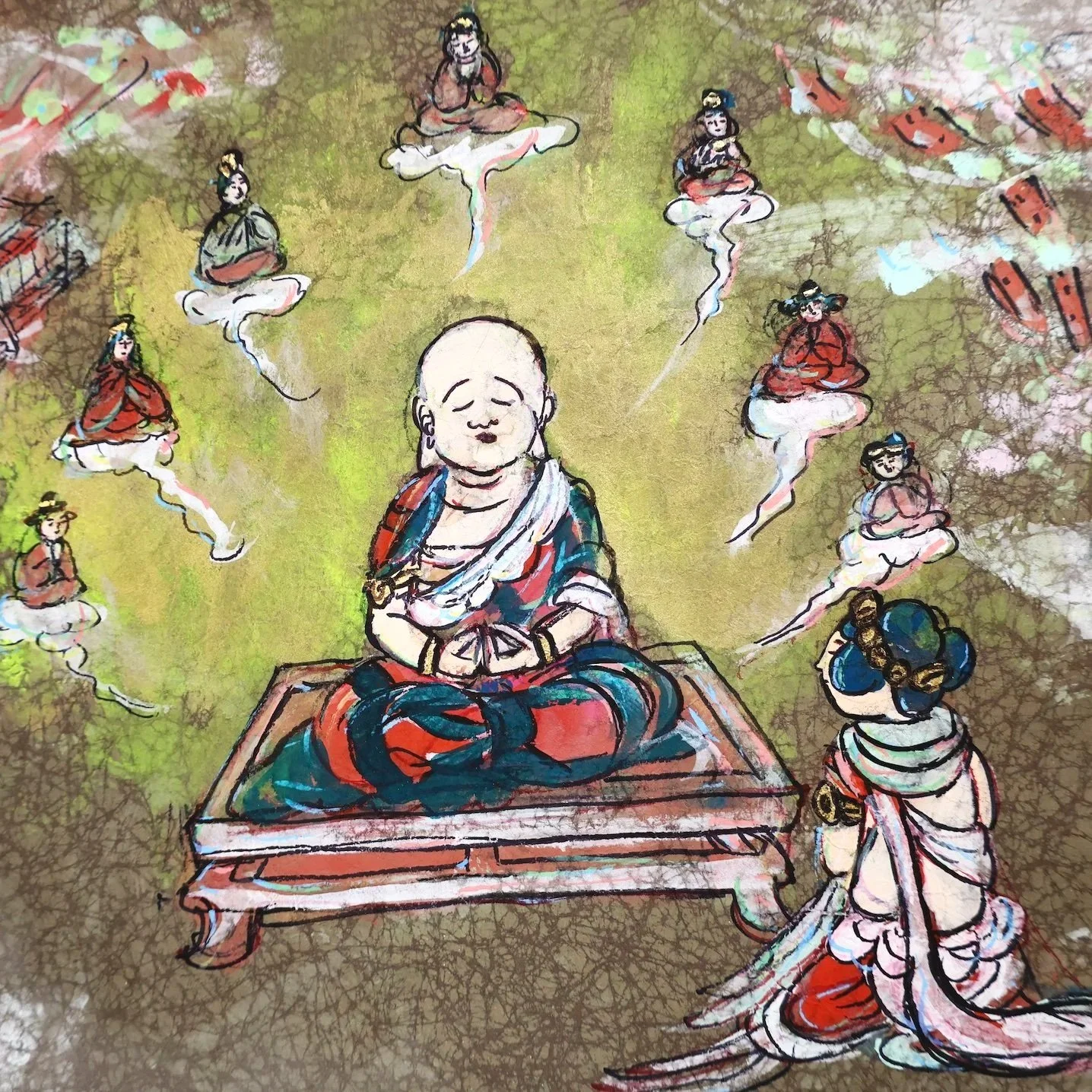 🎨 Tea ceremony, Artist Talk &amp; Guided Tour: Study of Sudhana Series 2025｜アーティストトーク × 建物見学会「うつす 善財童子絵」