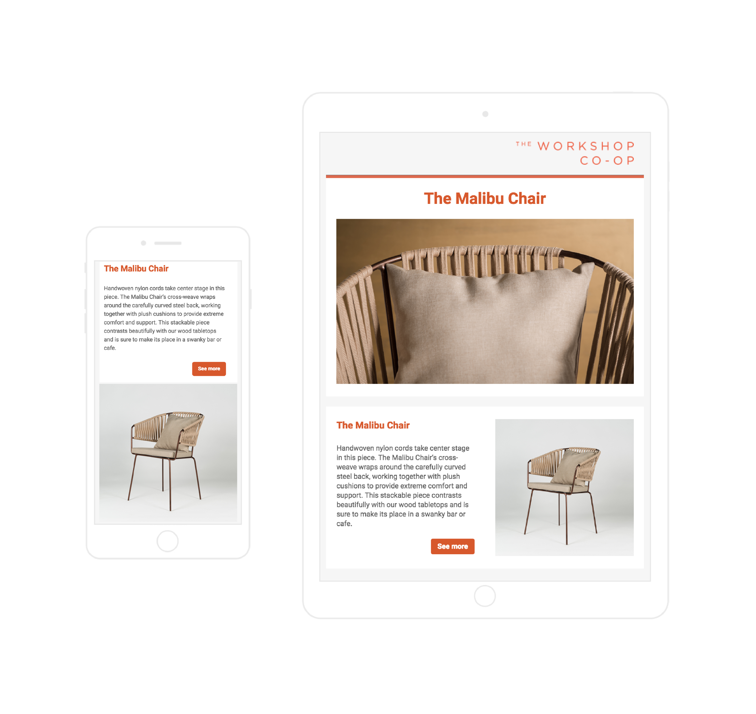  Diseño y texto de correos informativos. 