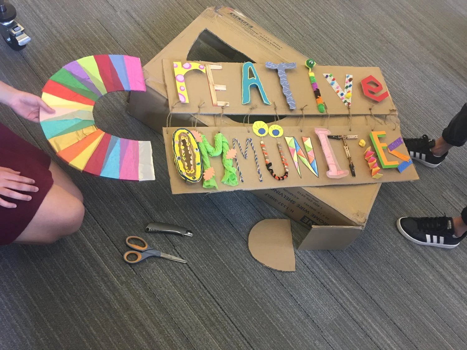 Craft sign lab and reflections on collaborative creative processes