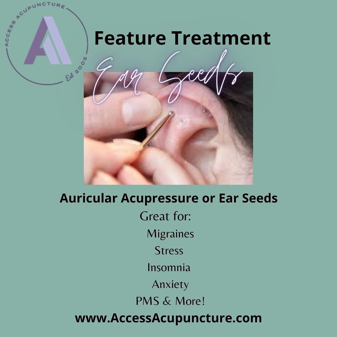 ✨Happy Friday &amp; Wonderful weekend wishes ✨ Don&rsquo;t forget to get some &ldquo;ear seeds&rdquo; with your treatment. They are great tools to keep you feeling better and help with so many things from sleep to headaches &amp; anxiety. Call for a 