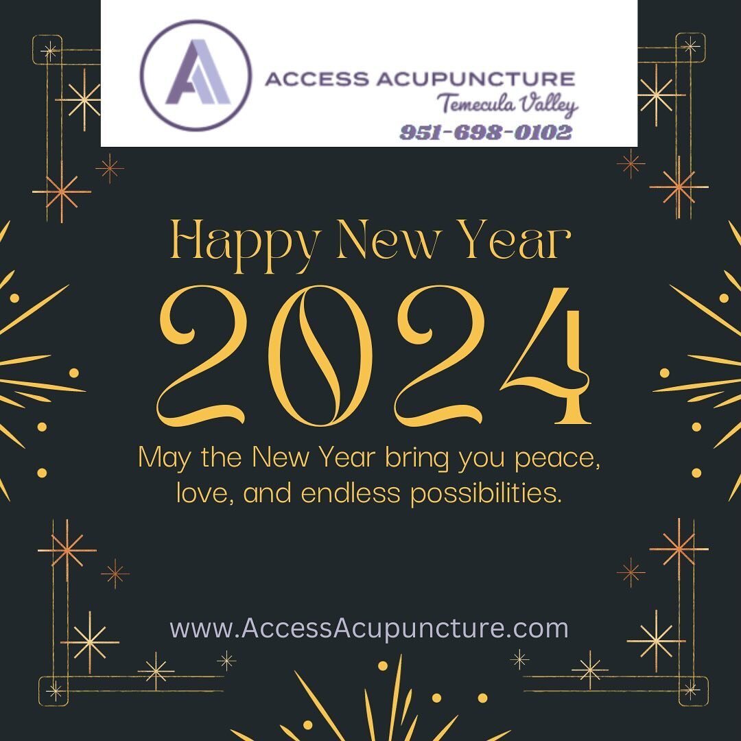 Hope you&rsquo;re having a wonderful weekend &amp; wishing you a Happy 2024! Stay safe &amp; as always&hellip;Wishing you Wellness. #acupuncture #accessacupuncture #newyear #wellness #massage #feelyourbest #2024 #goodvibes #healing #peace #love #endl