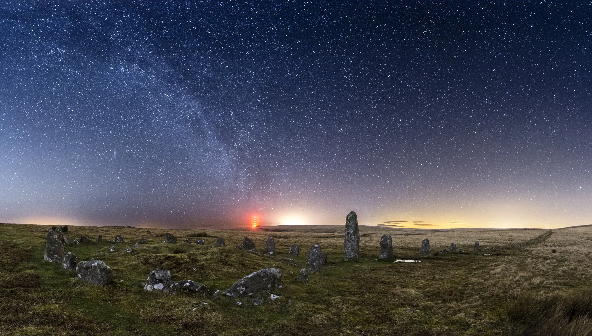 Down Tor Stone Row - Dartmoor