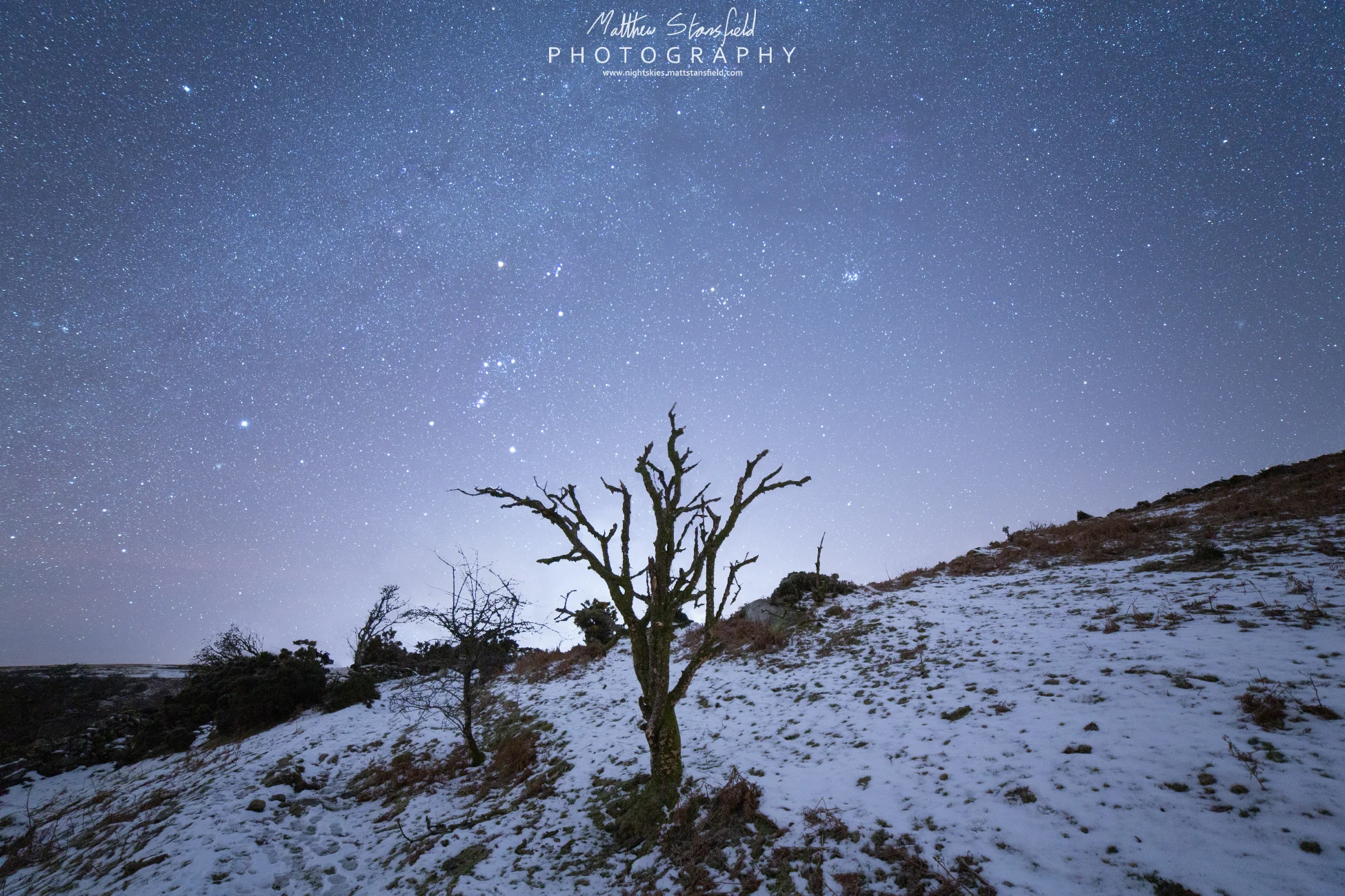 The winter sky