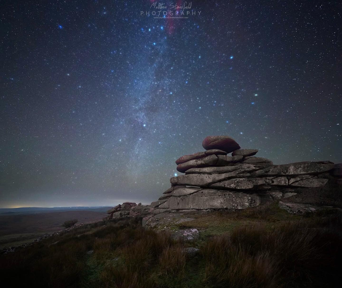 Cheesewring - Bodmin
Web: www.nightskies.mattstansfield.com

This is the second image I wanted to share from Sunday night. For me, this is what being out in the night time landscape is all about. I think it can be a temptation look for the dramatic a