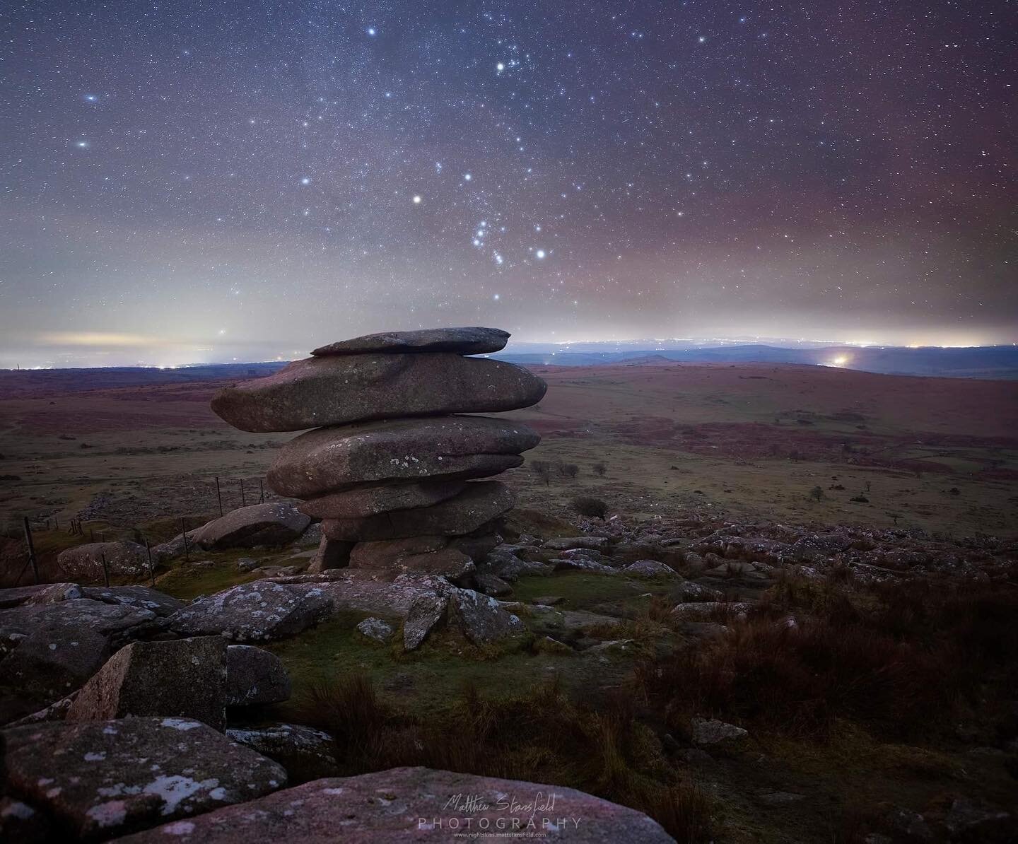 Cheesewring - Bodmin
Web: www.nightskies.mattstansfield.com

This is probably going to be the final image I share from last Sunday night.  I have visited this rocky stack many times, and it continues to surprise me to how it's still standing. A strik