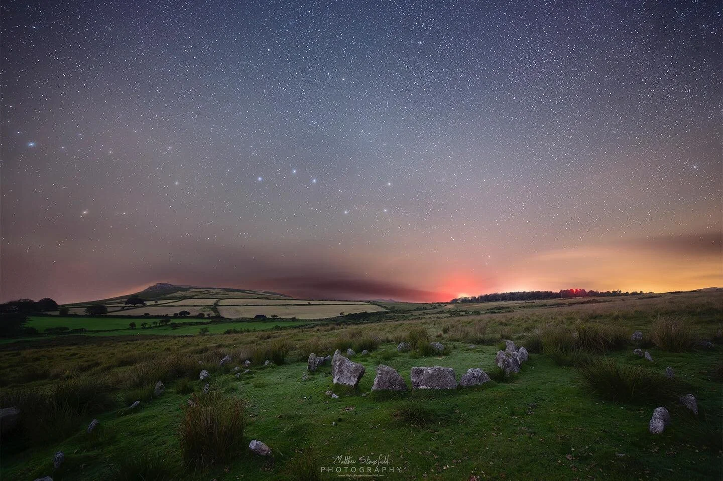 Nine Maidens- Dartmoor
Web: www.nightskies.mattstansfield.com

Story: For tonight&rsquo;s upload, I wanted to share an image from many years ago where I journeyed through the moors to find the Nine Maiden Stone Circle. It was quite an adventure to sa