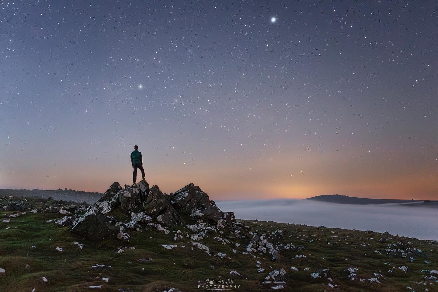 1/7 - Cox Tor- Dartmoor
Web: www.nightskies.mattstansfield.com
Instagram: instagram.com/mstansfield

Story: Sometimes, with astrophotography, you will get a moment of Magic. Last night, such an event occurred on a trip to western Dartmoor. I planned 