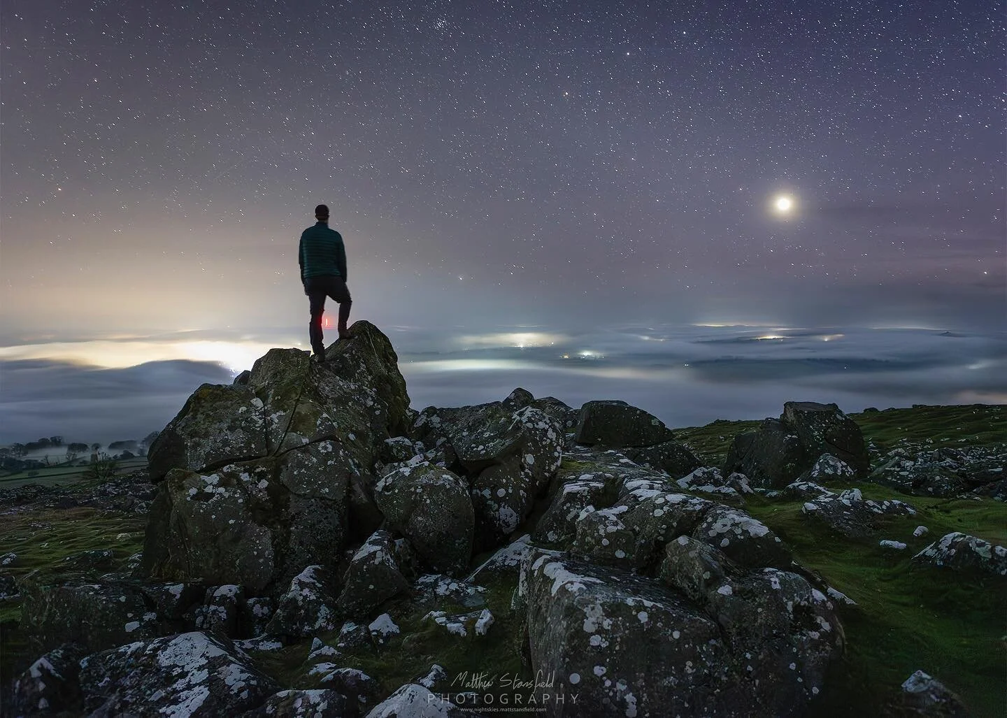 3/7 - Cox Tor- Dartmoor
Web: www.nightskies.mattstansfield.com
Instagram: instagram.com/mstansfield

Story: My first image from the night on Dartmoor was a jump back to Cox Tor. The foggy conditions sidestepped my initial composition plans, and being