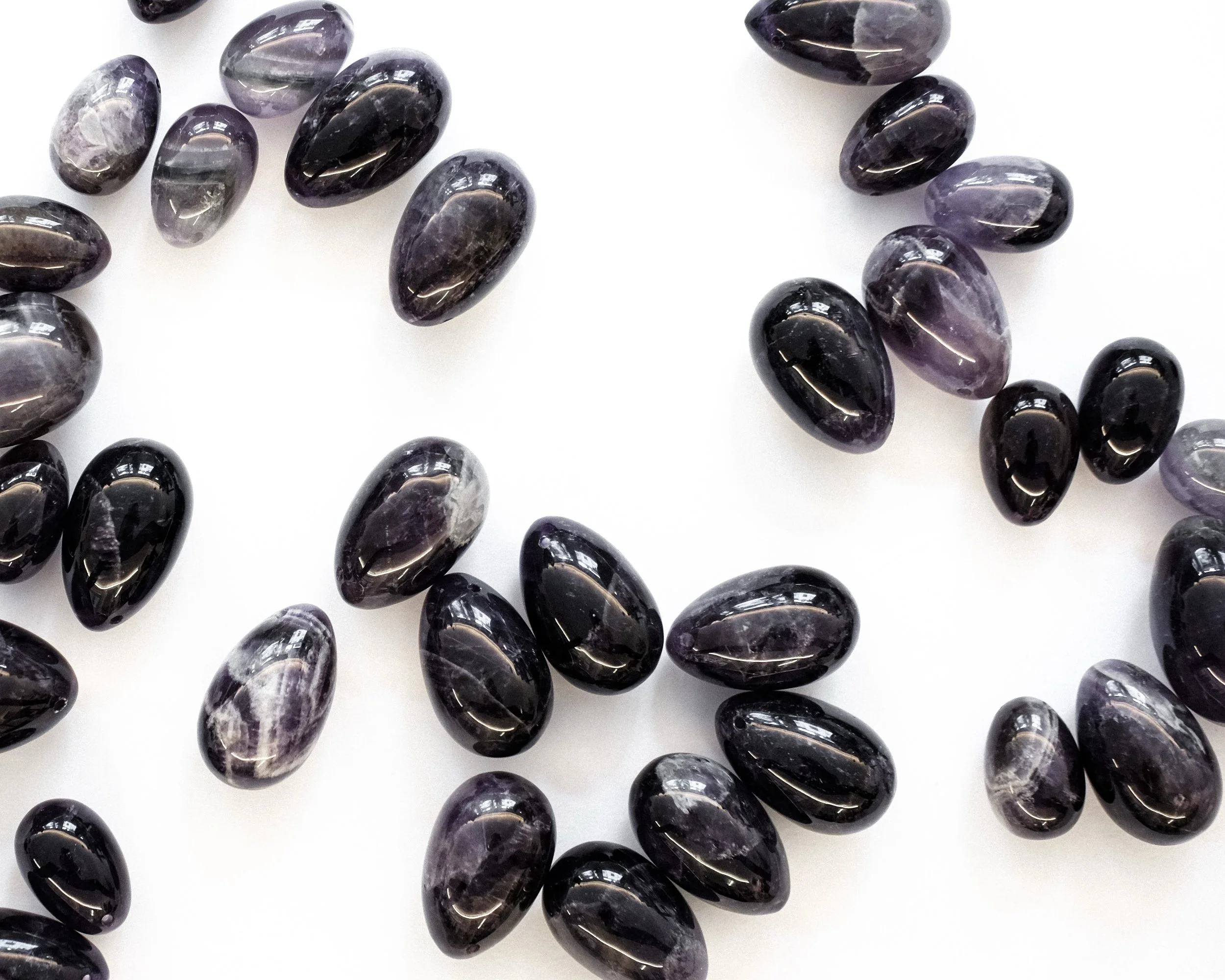 Meet Amethyst 💜
Deep, mysterious and quietly beautiful.

Amethyst has long been associated with intuition, calm and inner reflection &mdash; making it a beautiful companion for moments of slowing down and turning inward.

Each Lucid Moons Yoni Egg i