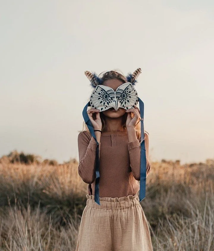 Only one Blue Totem Owl left available before Halloween 🎃 

Don&rsquo;t miss our Halloween order deadlines, they&rsquo;re early this year to allow plenty of time to receive your headdresses before your Autumn celebrations and gatherings 🔥

🌏Intern