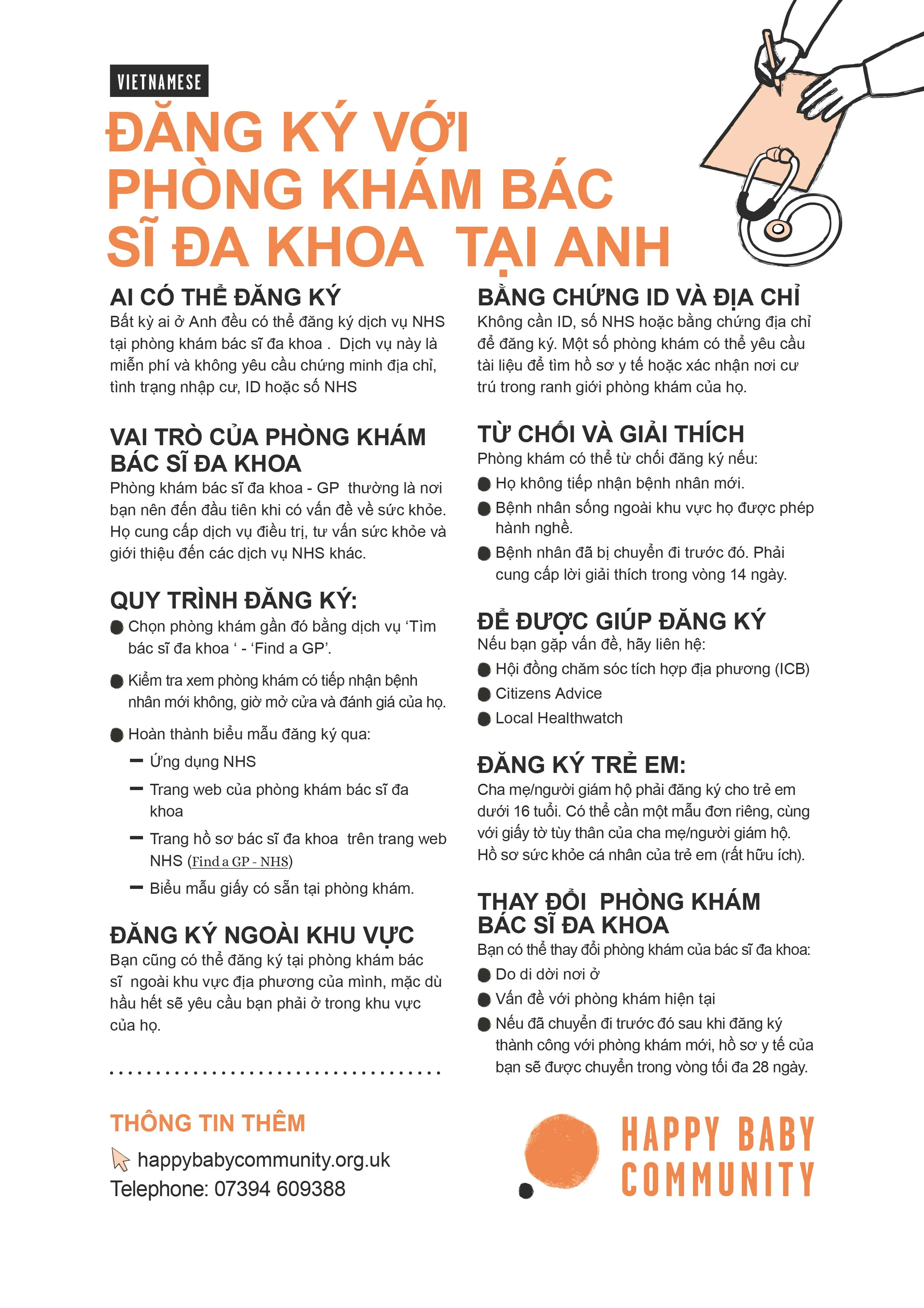 Registering with a GP (Vietnamese)