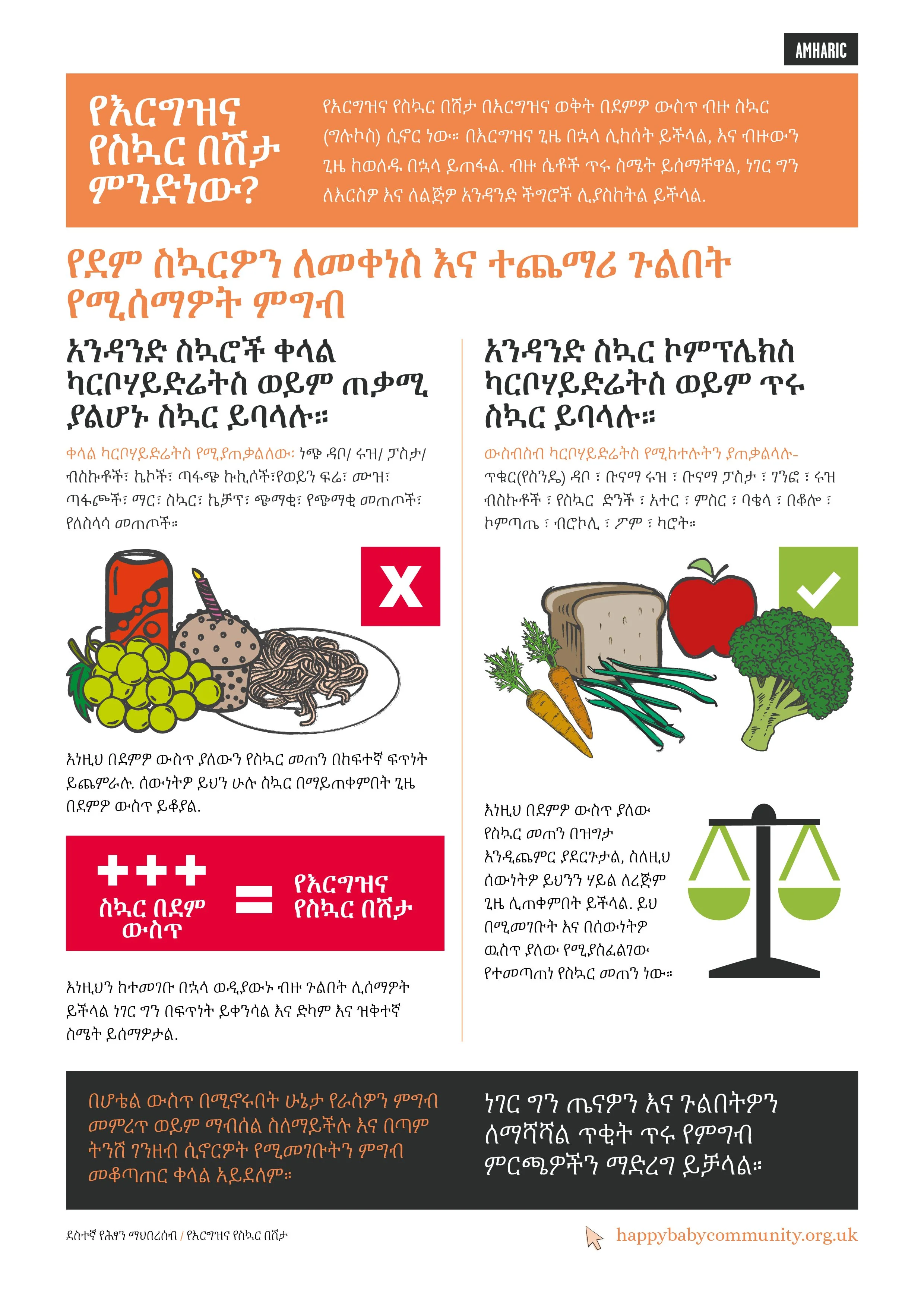 Gestational Diabetes (Amharic)