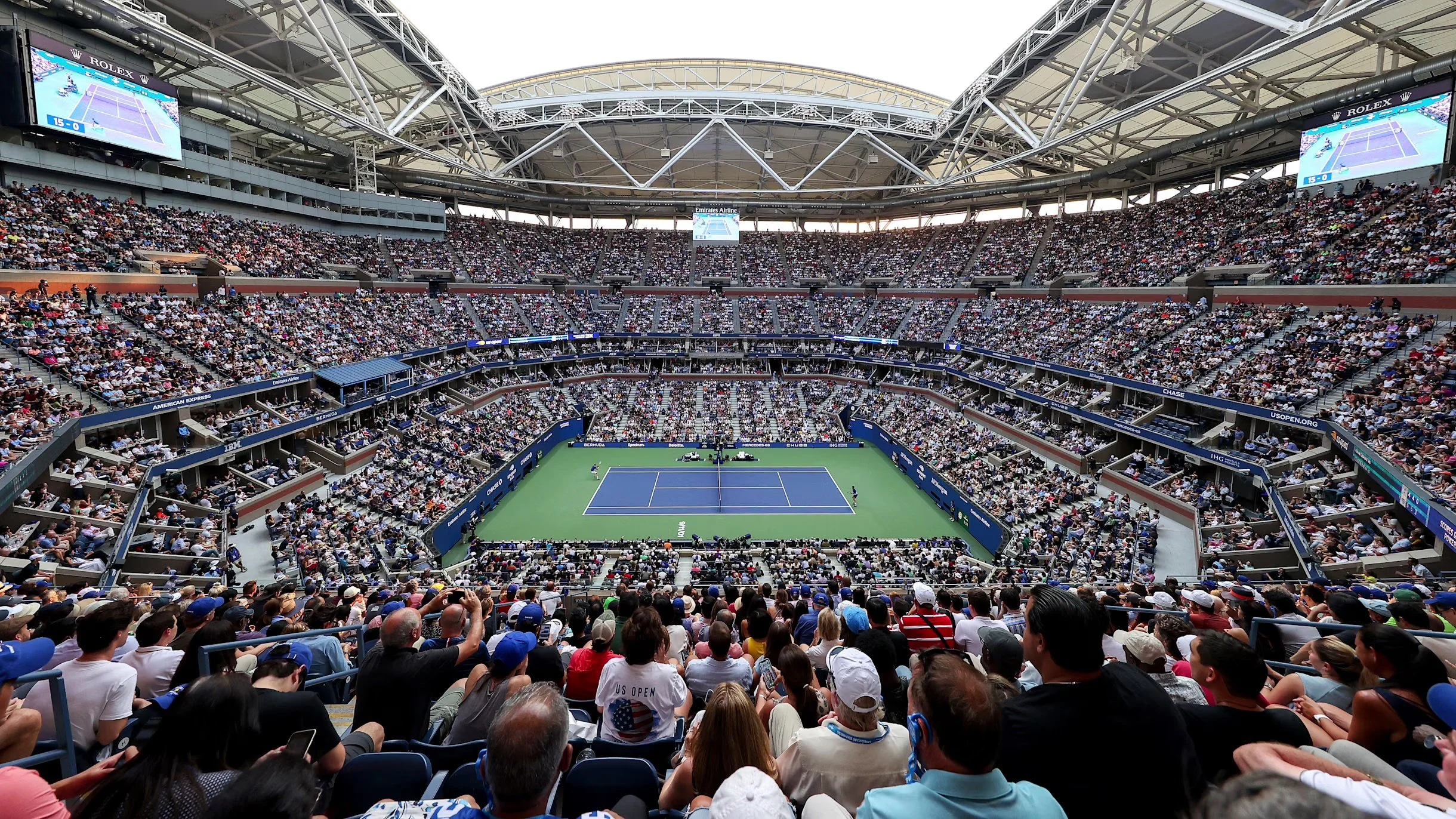 Arthur Ashe court at the US Open