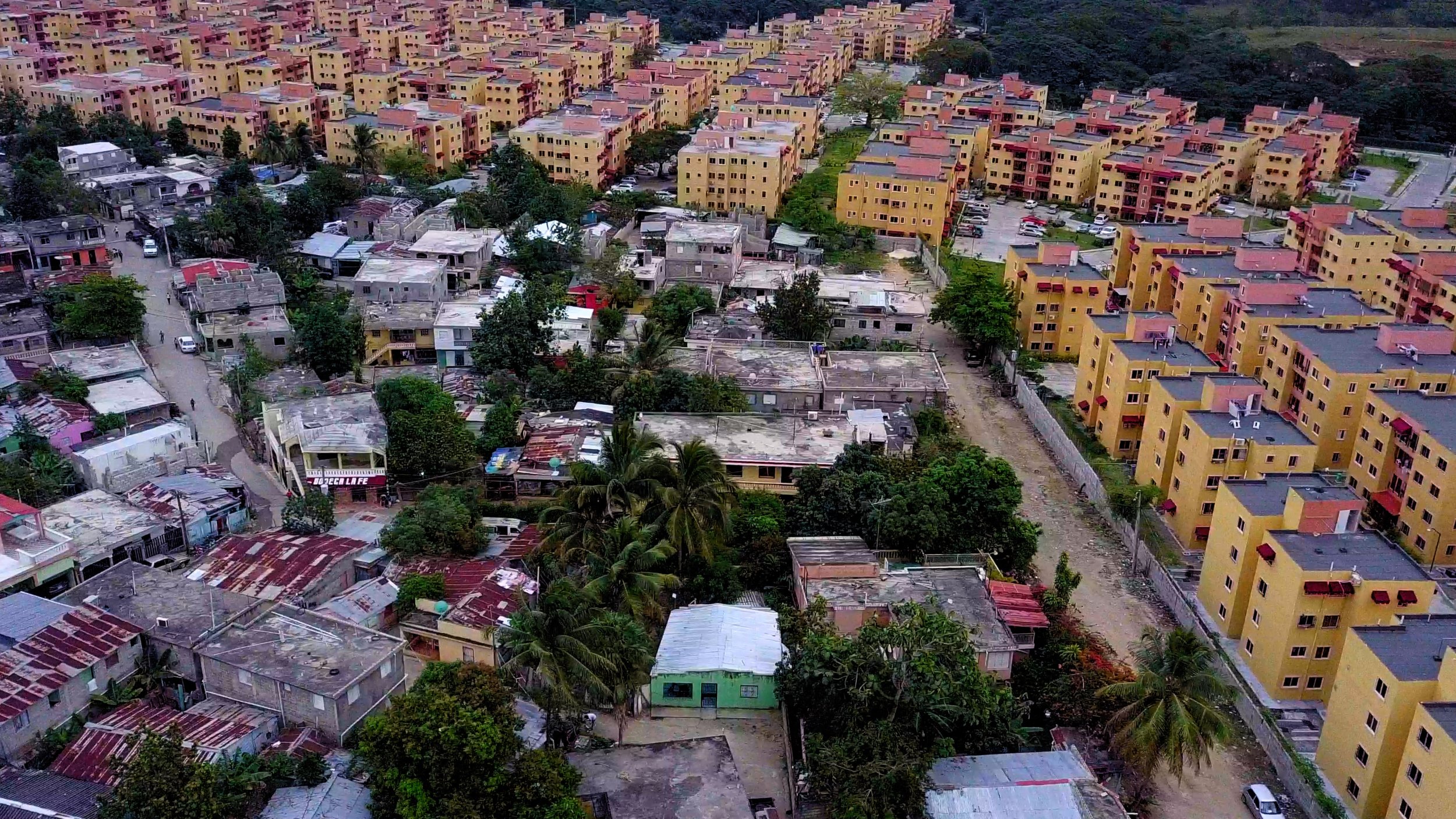 Informal housing in the Dominican Republic, bordering SBC’s project, Pablo Mella.