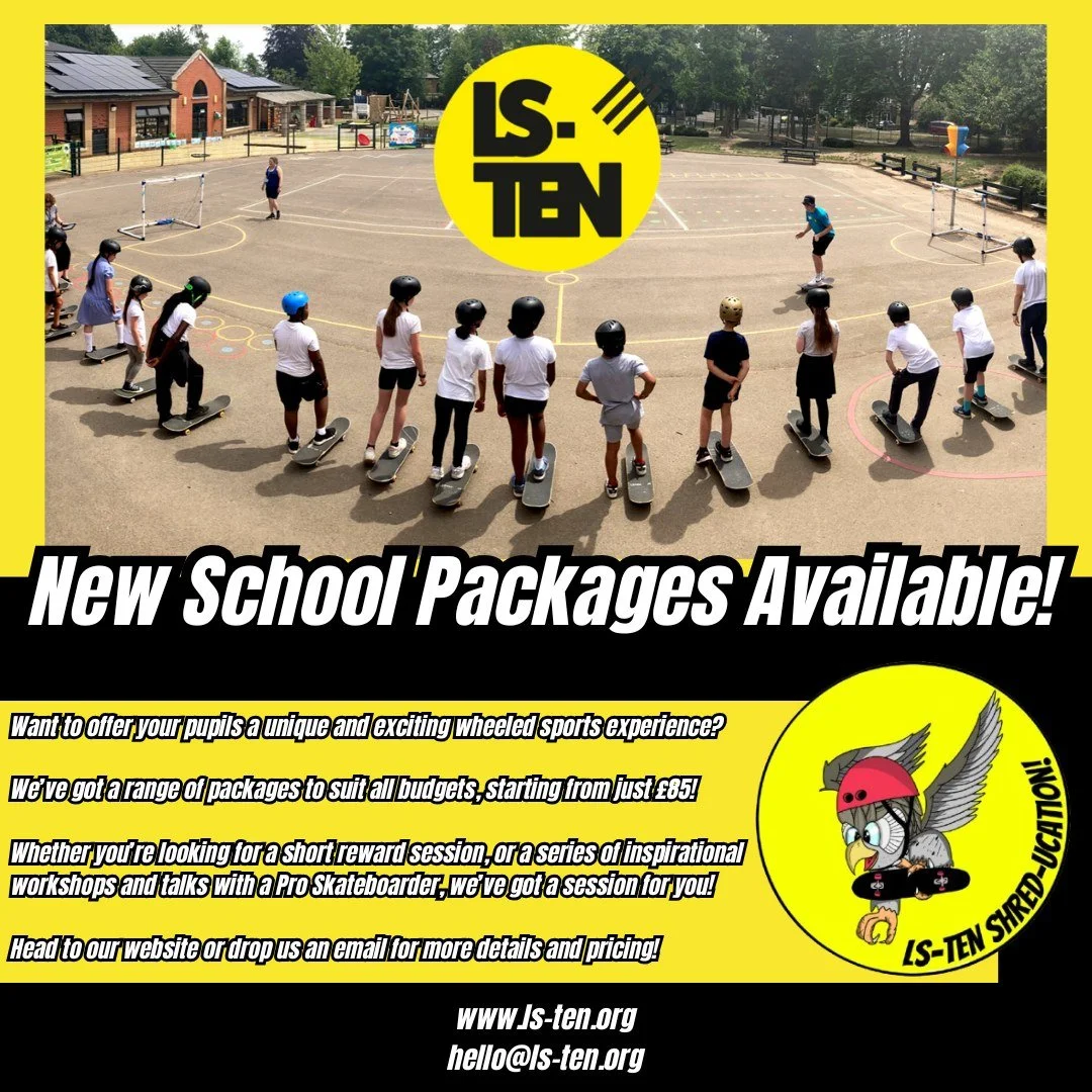 🛹 SCHOOL SESSIONS! 🛹

We've got some all-new packages for schools suitable for all budgets. Ranging from 1 hour sessions to our brand new PRO Package, you're sure to find the perfect session for your pupils!

You've never seen a P.E Lesson like thi