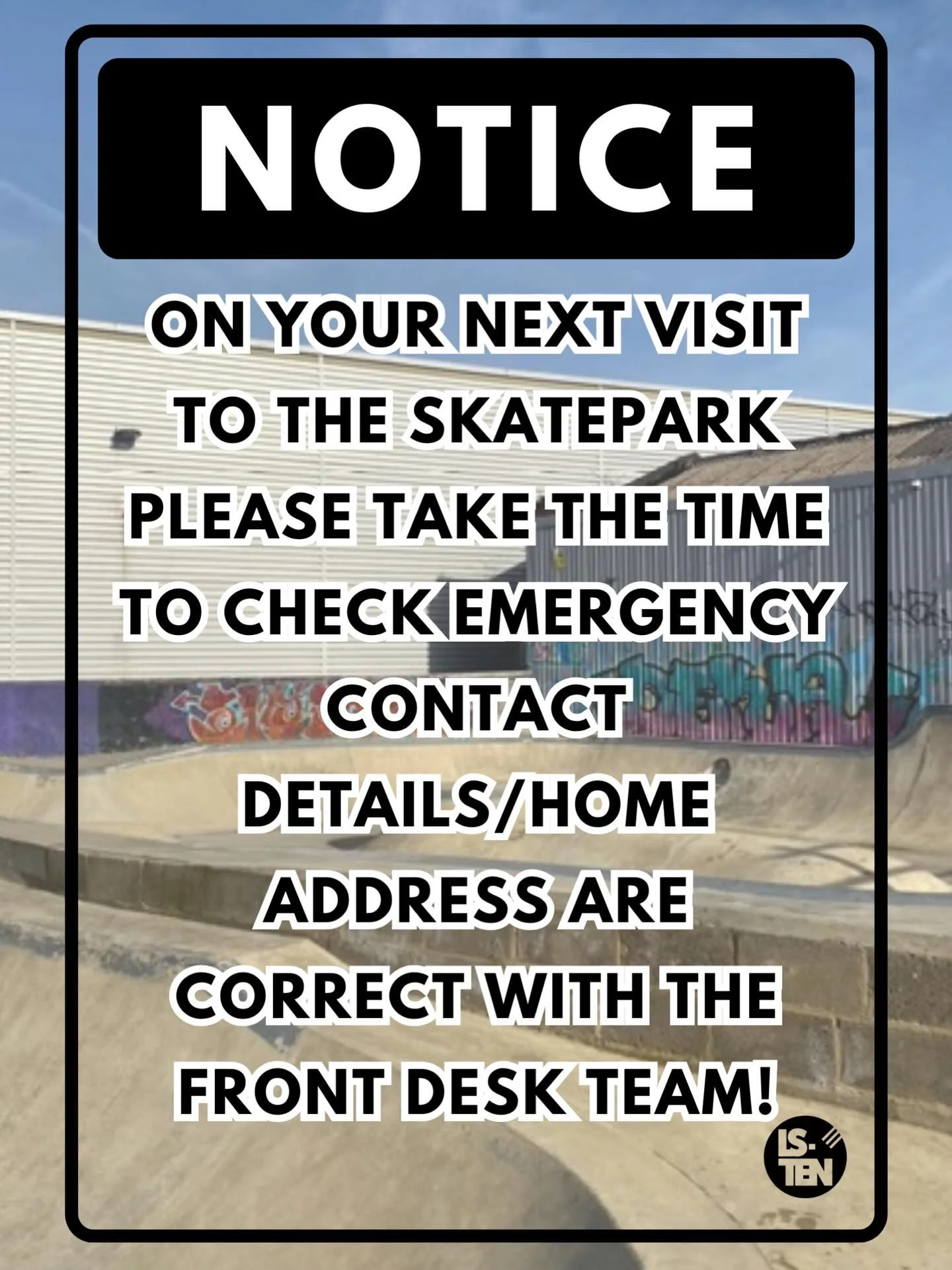 IMPORTANT INFO‼️

Please let front desk team know if any of your waiver details have changed since you last filled it out